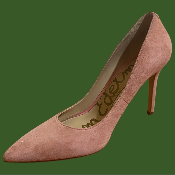COPY - Baby pink suede stilettos - Hazel Pump - Picture 2 of 5